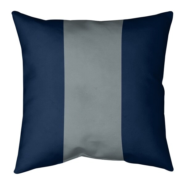 Dallas Dallas Football Stripes Pillow-Faux Suede