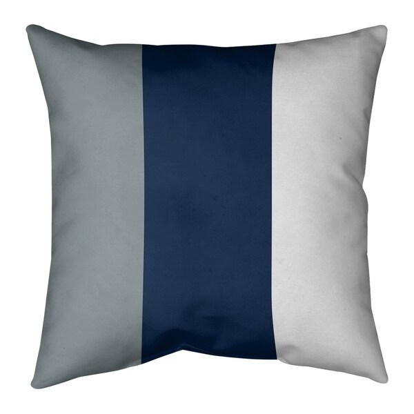 Dallas Dallas Football Stripes Pillow-Spun Polyester