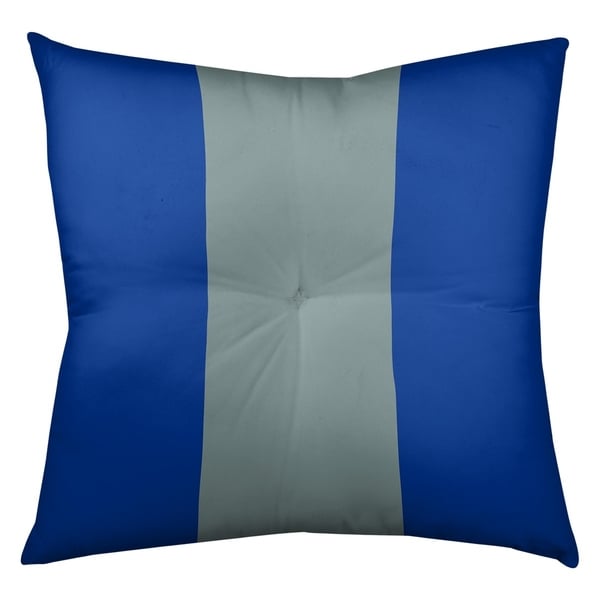 Dallas Dallas Football Stripes Floor Pillow - Square Tufted