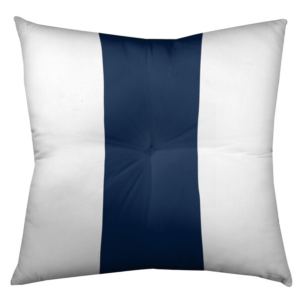 Dallas Dallas Football Stripes Floor Pillow - Square Tufted