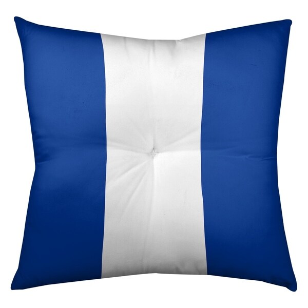 Dallas Dallas Football Stripes Floor Pillow - Square Tufted