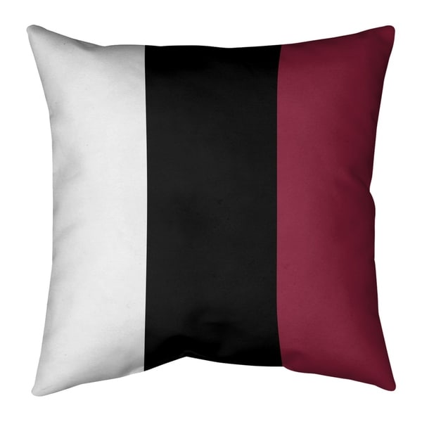 Arizona Arizona Football Stripes Pillow-Faux Suede