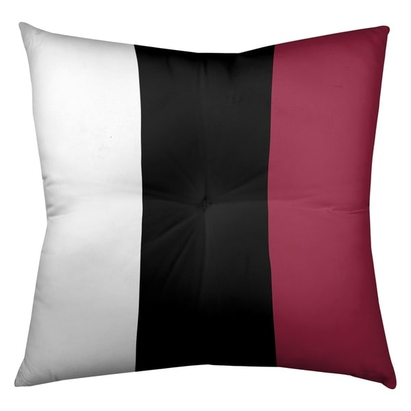 Arizona Arizona Football Stripes Floor Pillow - Square Tufted