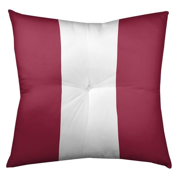Arizona Arizona Football Stripes Floor Pillow - Square Tufted