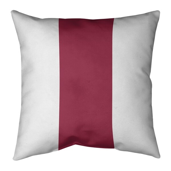 Arizona Arizona Football Stripes Pillow-Cotton Twill
