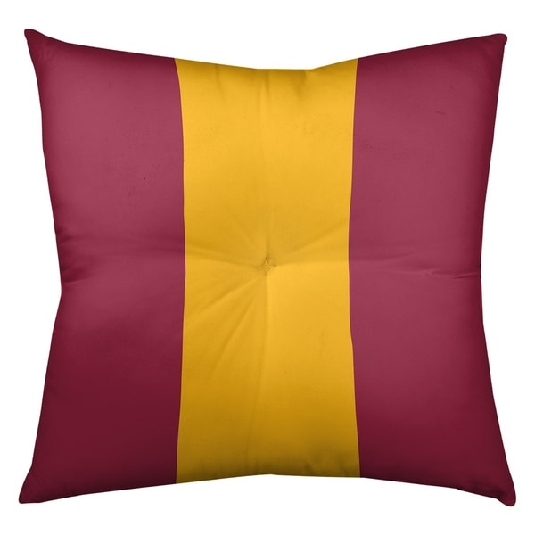 Arizona Arizona Football Stripes Floor Pillow - Square Tufted