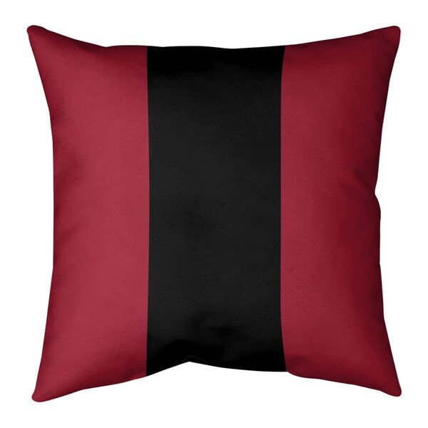 Atlanta Atlanta Football Stripes Pillow (w/Rmv Insert)-Spun Poly