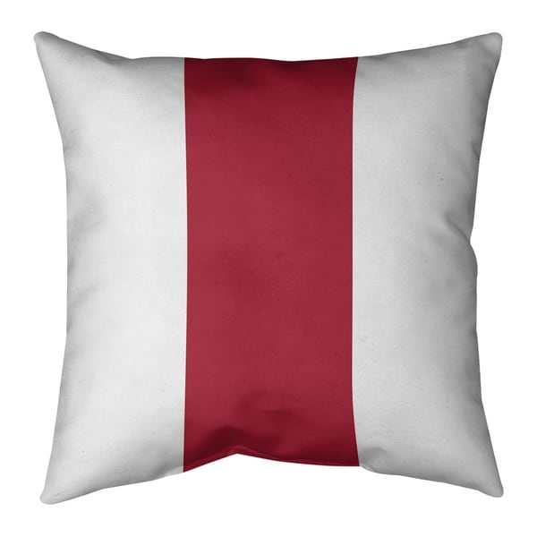 Atlanta Atlanta Football Stripes Pillow (w/Rmv Insert)-Spun Poly