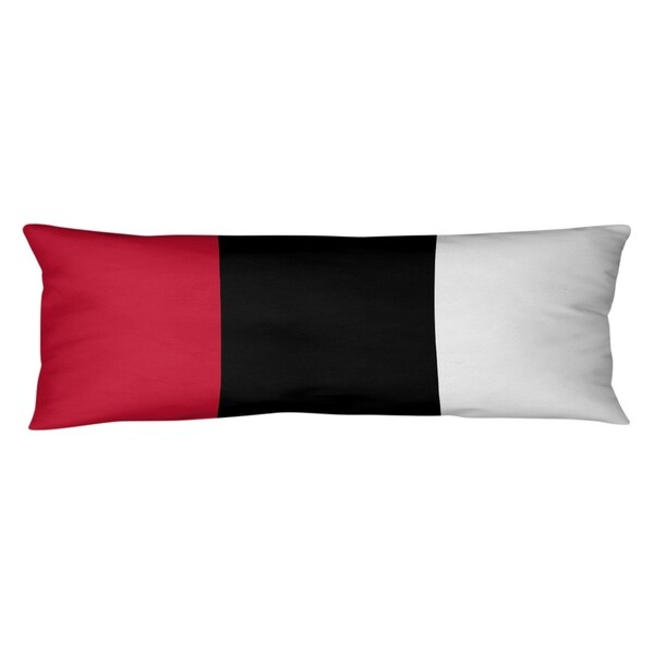 Atlanta Atlanta Throwback Football Stripes Body Pillow (w/Rmv Insert)