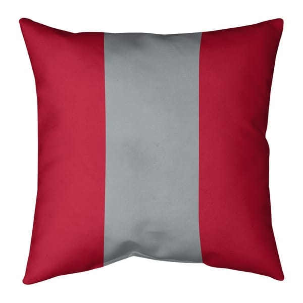 Atlanta Atlanta Throwback Football Stripes Floor Pillow - Standard