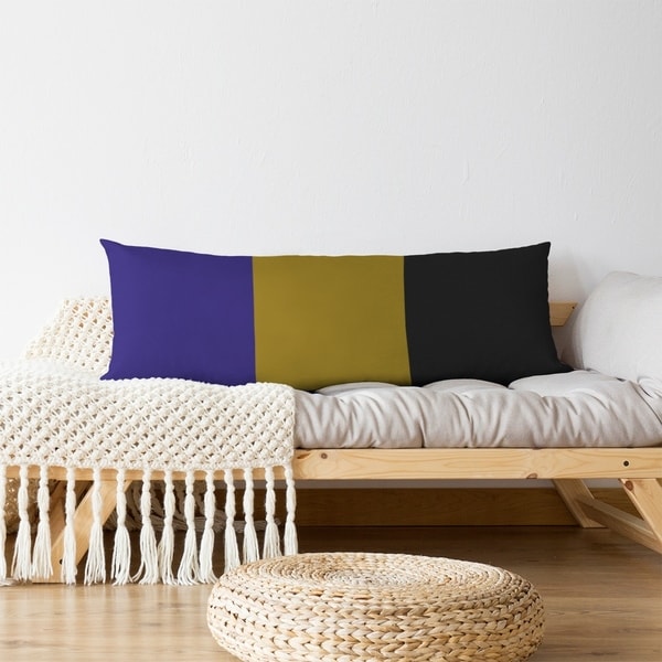 Baltimore Baltimore Football Stripes Body Pillow (w/Rmv Insert)