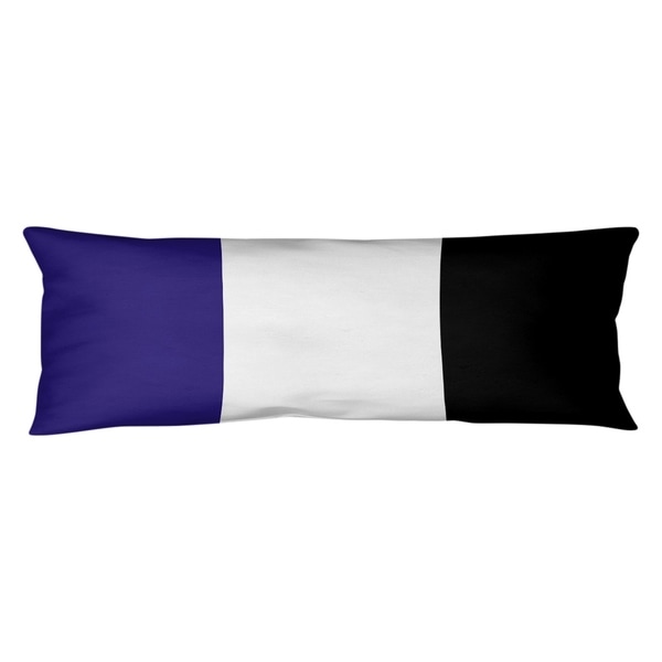 Baltimore Baltimore Football Stripes Body Pillow (w/Rmv Insert)