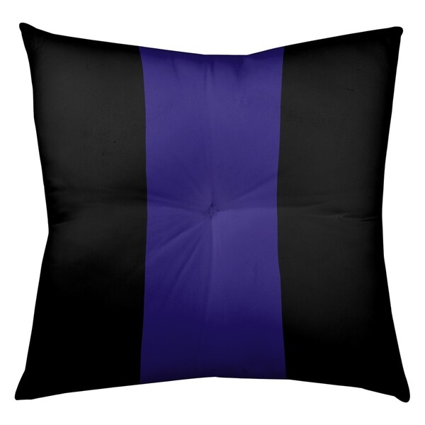 Baltimore Baltimore Football Stripes Floor Pillow - Square Tufted