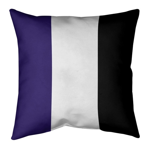 Baltimore Baltimore Throwback Football Stripes Pillow-Cotton Twill