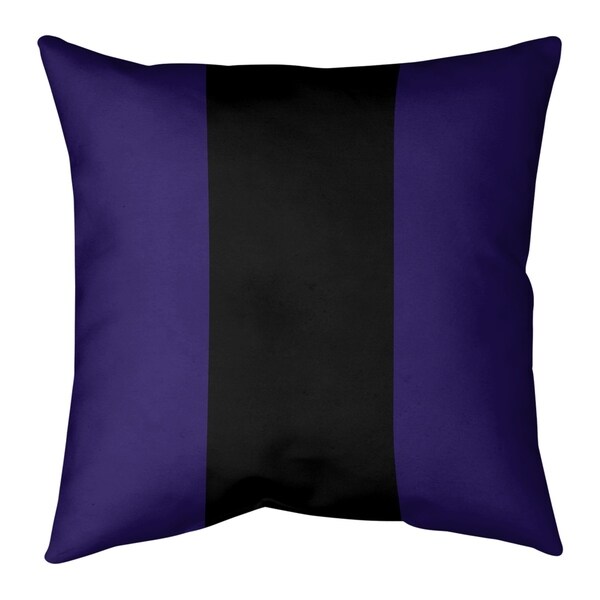 Baltimore Baltimore Throwback Football Stripes Pillow (w/Rmv Insert)-Spun Poly