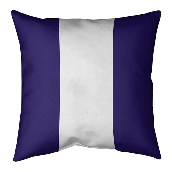 Baltimore Baltimore Throwback Football Stripes Pillow (Indoor/Outdoor)