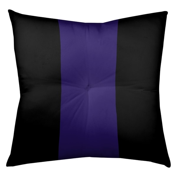 Baltimore Baltimore Throwback Football Stripes Floor Pillow - Square Tufted