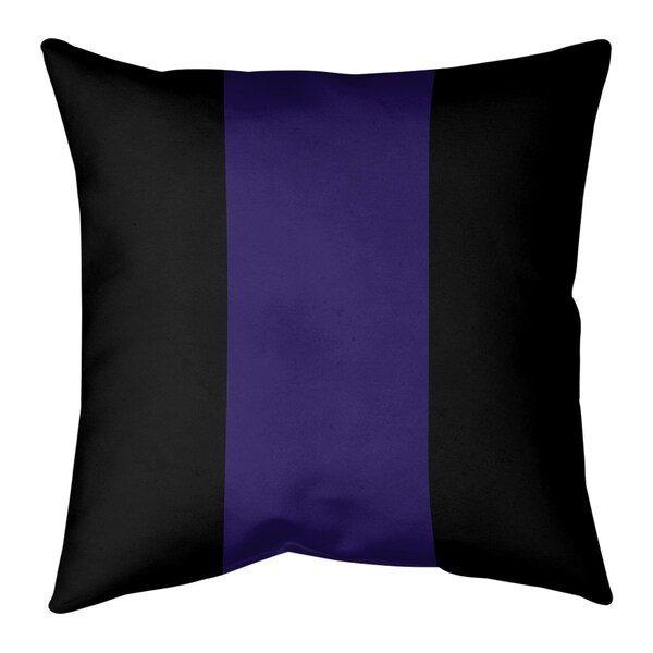 Baltimore Baltimore Throwback Football Stripes Pillow-Cotton Twill
