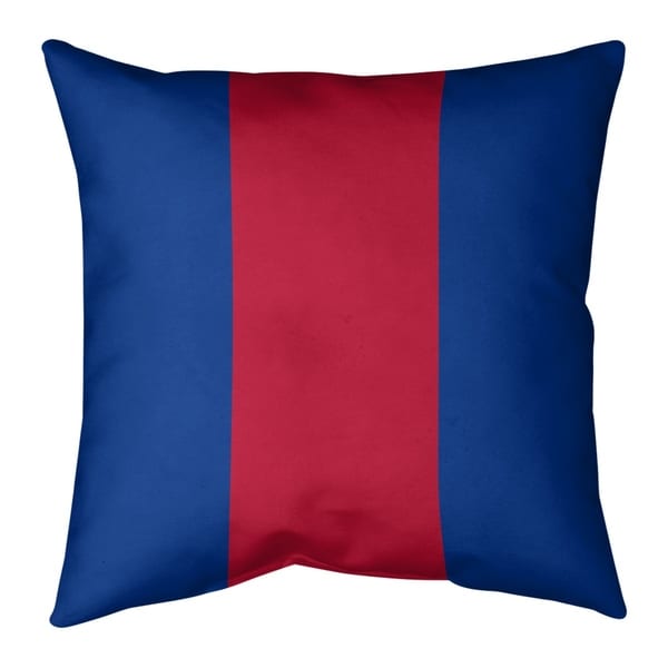 Buffalo Buffalo Football Stripes Pillow (w/Rmv Insert)-Spun Poly