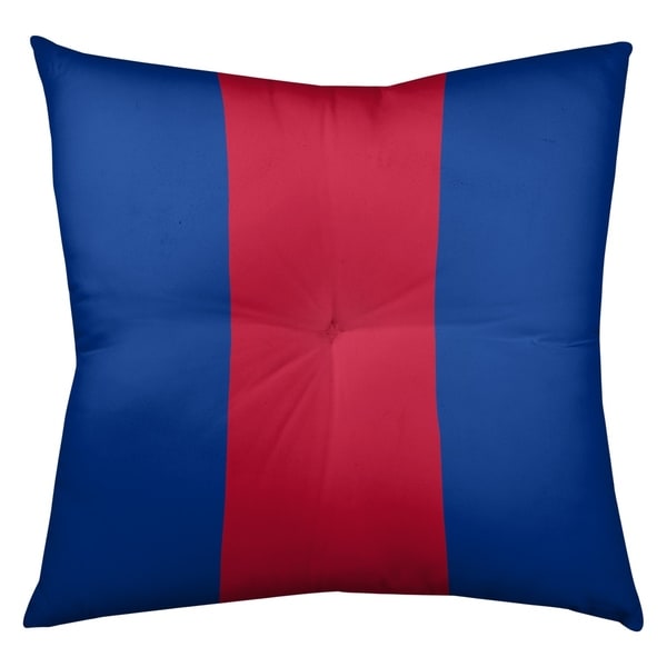 Buffalo Buffalo Football Stripes Floor Pillow - Square Tufted