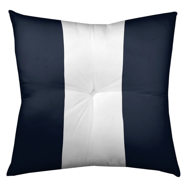 Chicago Chicago Football Stripes Floor Pillow - Square Tufted