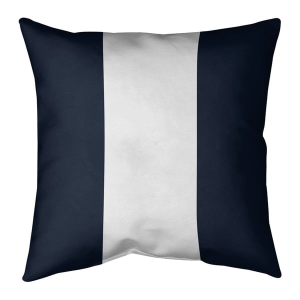 Chicago Chicago Football Stripes Pillow (Indoor/Outdoor)