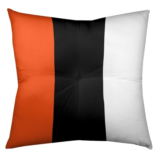 Cincinnati Cincinnati Football Stripes Floor Pillow - Square Tufted