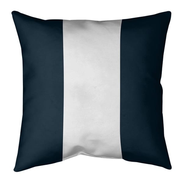 Chicago Chicago Throwback Football Stripes Pillow-Cotton Twill