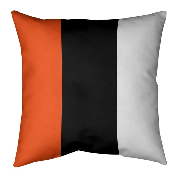 Cincinnati Cincinnati Football Stripes Pillow (Indoor/Outdoor)