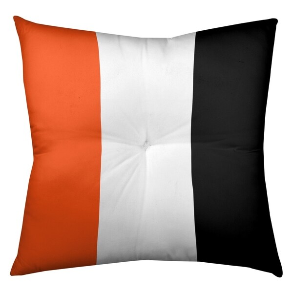 Cincinnati Cincinnati Football Stripes Floor Pillow - Square Tufted