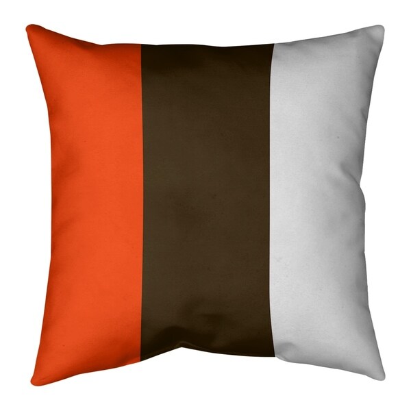 Cleveland Cleveland Football Stripes Floor Pillow - Standard
