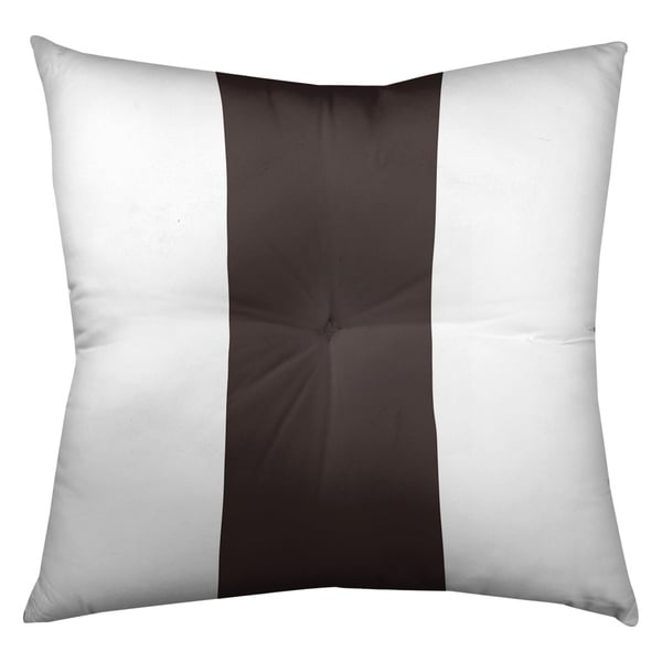 Cleveland Cleveland Throwback Football Stripes Floor Pillow - Square Tufted
