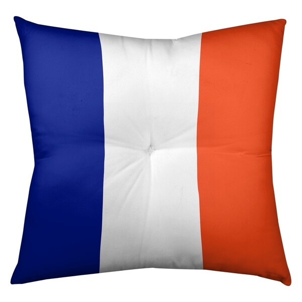 Denver Denver Throwback Football Stripes Floor Pillow - Square Tufted