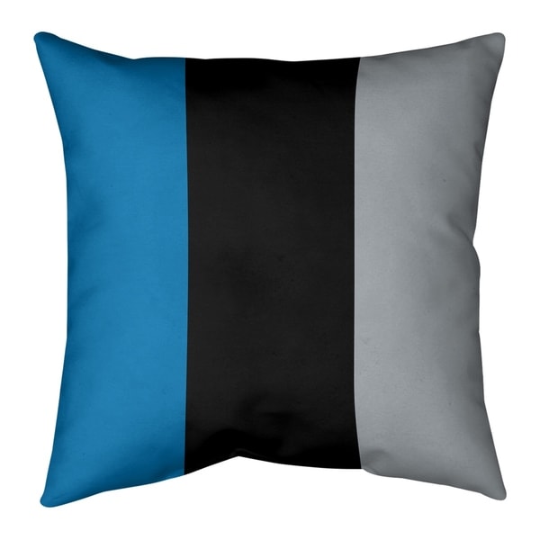 Detroit Detroit Football Stripes Pillow (Indoor/Outdoor)