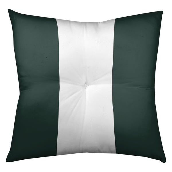 Green Bay Green Bay Football Stripes Floor Pillow - Square Tufted