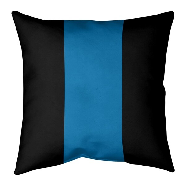 Detroit Detroit Football Stripes Pillow-Spun Polyester