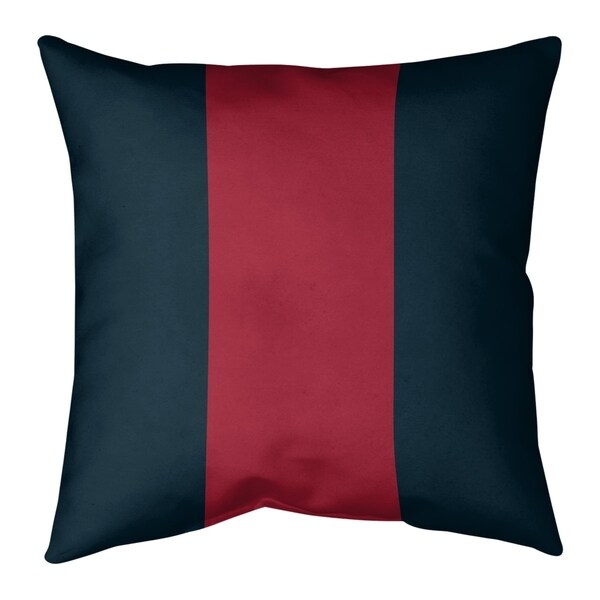 Houston Houston Football Stripes Pillow-Cotton Twill