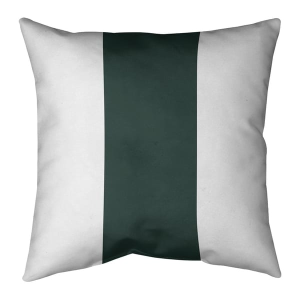 Green Bay Green Bay Football Stripes Pillow (w/Rmv Insert)-Spun Poly