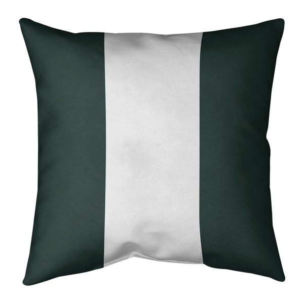 Green Bay Green Bay Football Stripes Pillow (w/Rmv Insert)-Spun Poly