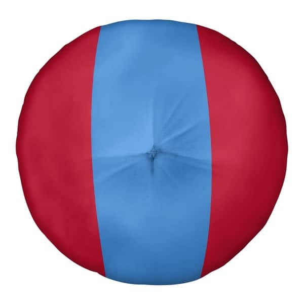 Houston Houston Throwback Football Stripes Floor Pillow Square Tufted On Sale Overstock 30283501