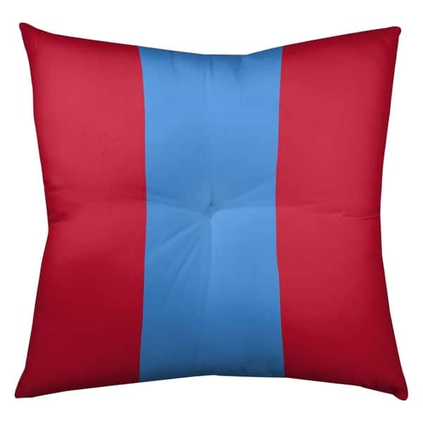 Houston Houston Throwback Football Stripes Floor Pillow Square Tufted On Sale Overstock 30283501