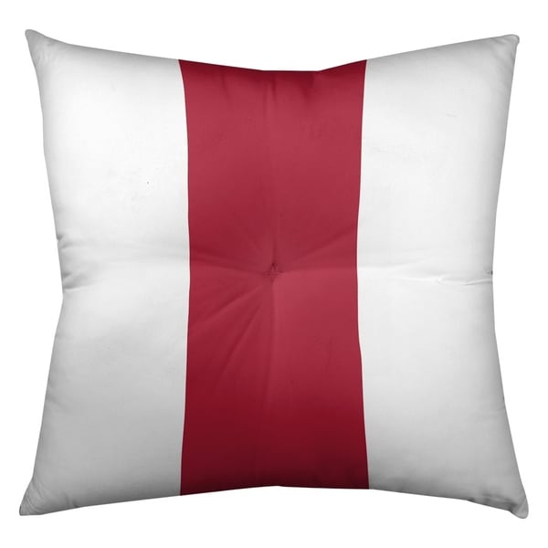 Houston Houston Football Stripes Floor Pillow - Square Tufted
