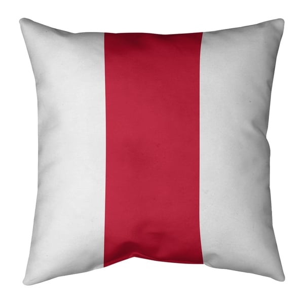 Houston Houston Throwback Football Stripes Pillow (w/Rmv Insert)-Spun Poly