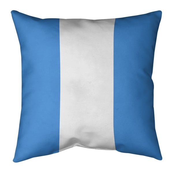 Houston Houston Throwback Football Stripes Pillow-Cotton Twill