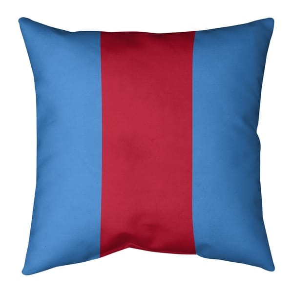 Houston Houston Throwback Football Stripes Pillow (w/Rmv Insert)-Spun Poly