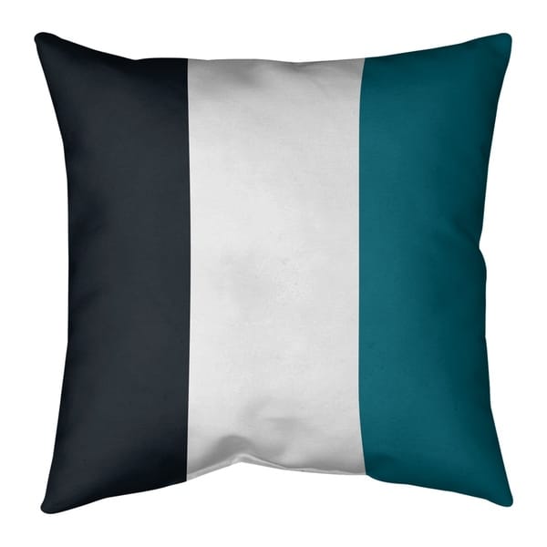 Jacksonville Jacksonville Football Stripes Pillow (w/Rmv Insert)-Spun Poly