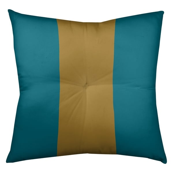 Jacksonville Jacksonville Football Stripes Floor Pillow - Square Tufted