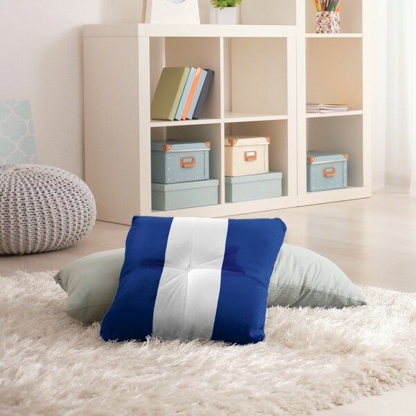 Indianapolis Indianapolis Football Stripes Floor Pillow - Square Tufted
