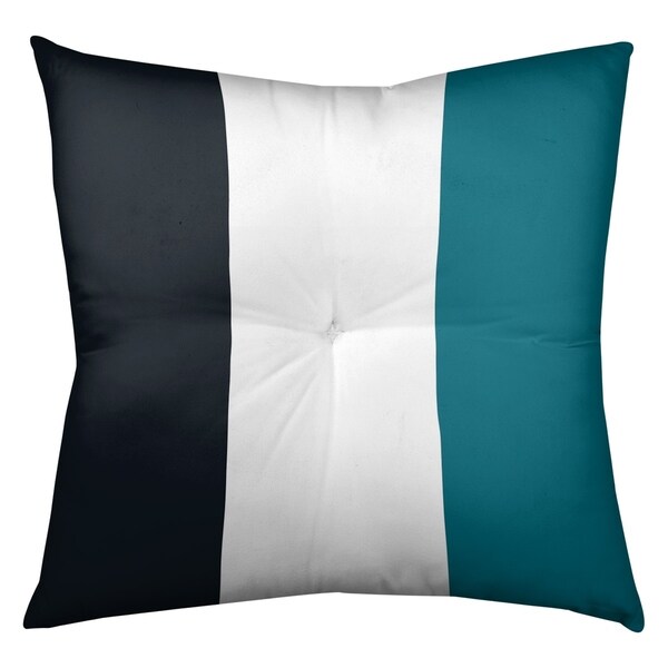 Jacksonville Jacksonville Football Stripes Floor Pillow - Square Tufted