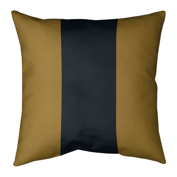 Jacksonville Jacksonville Football Stripes Pillow (w/Rmv Insert)-Spun Poly